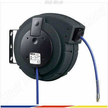 Sonic Schlauchaufroller mit PU-Schlauch 14+1m / 15bar